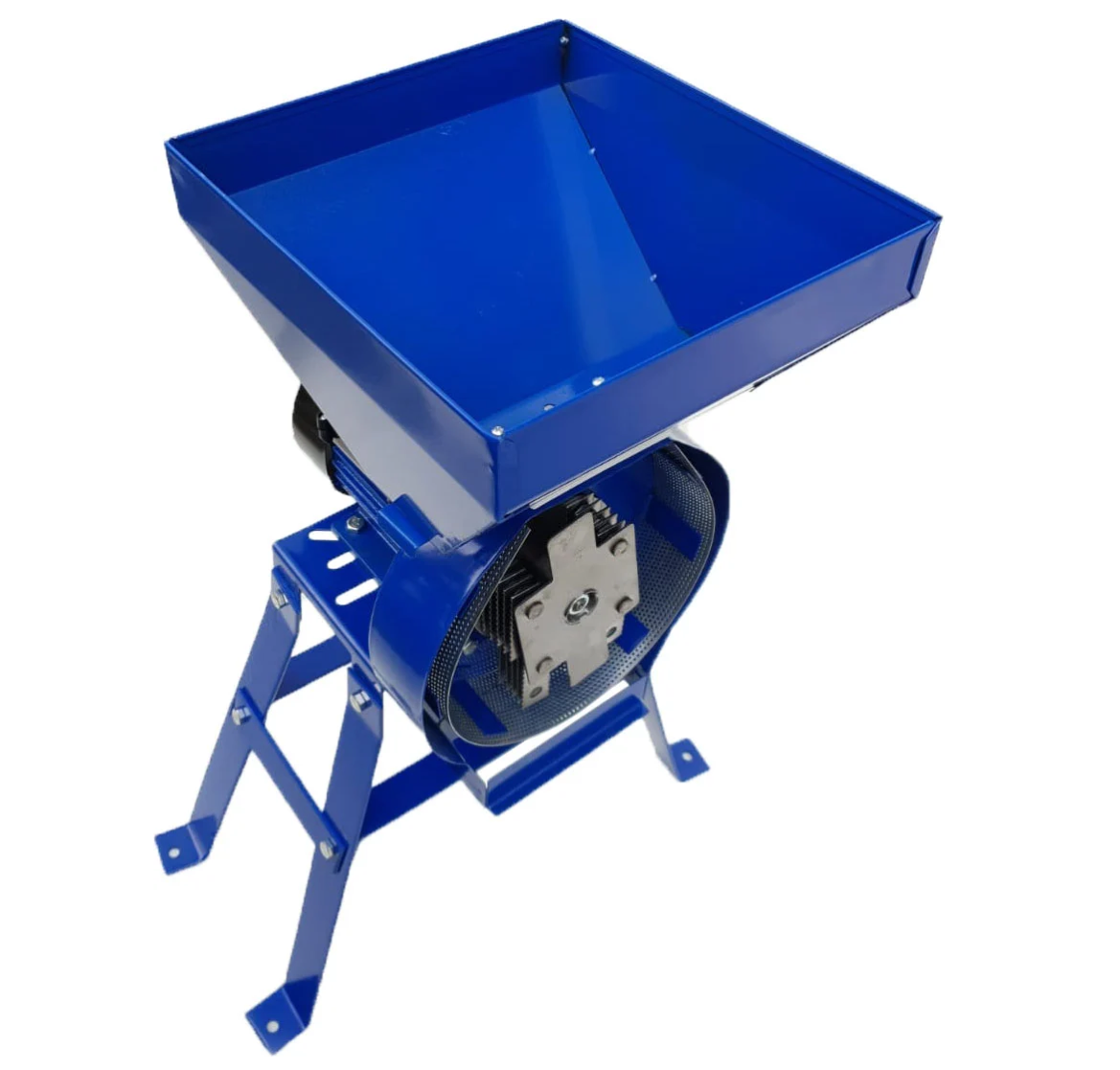 Set Moara cereale si stiuleti (2 in 1) VOKNER, Blue-Efficient, 3.9KW, cu Suport Metal