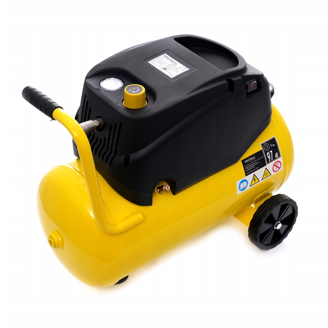 Compresor aer VOKNER 1416, 24L, 1.5CP, 8Bar, 180/min, silentios
