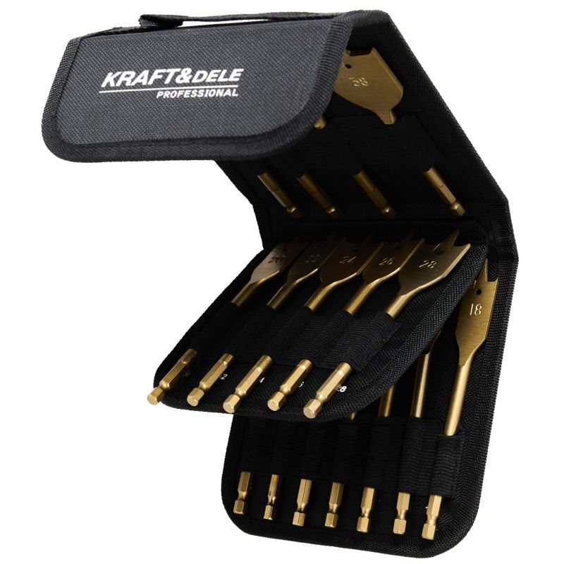 Set 16 burghie pentru lemn, diametre 6-38mm, POLSKI K10637