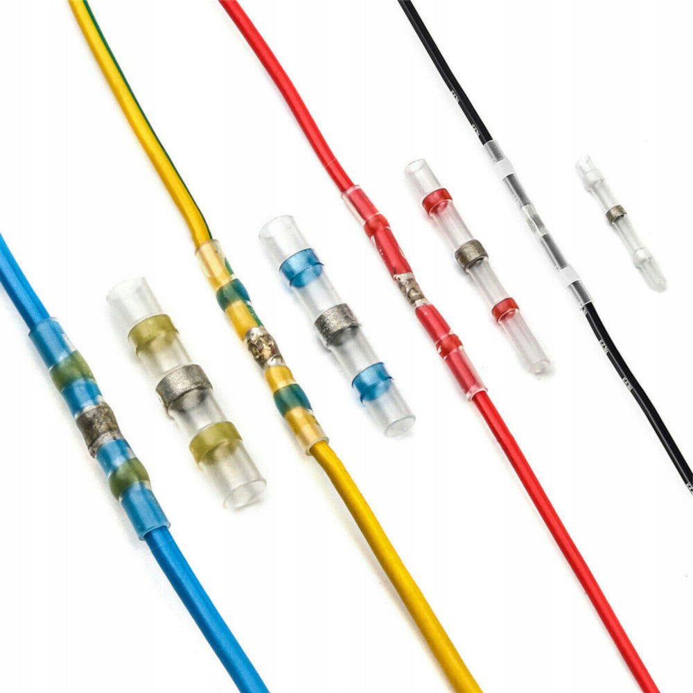 Set 100buc mansoane de conctare izolate termocontractabil KRAFTSON % Import Polonia % 10490, include cositor interior