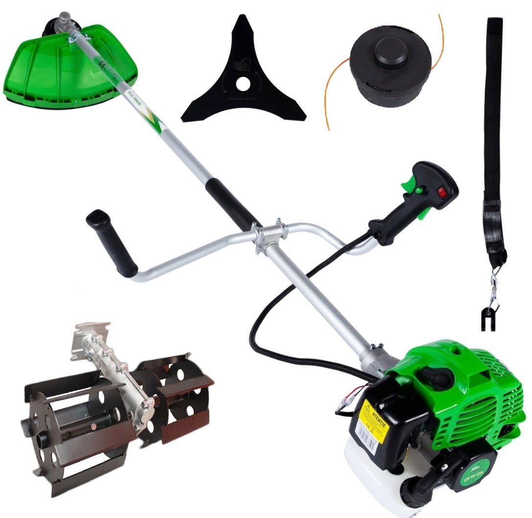 Set Motocoasa Micul Fermier GF-1310, 3.4CP + Cap Prasitoare