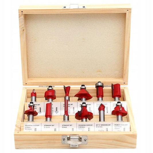 *BLACK-FRIDAY* Set freze pentru lemn, Kraft&Dele KD10282, 8 mm, 12 piese