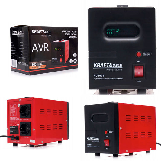 *PROMO* Stabilizator de tensiune Kraft&Dele KD1933, 2000VA, 230V