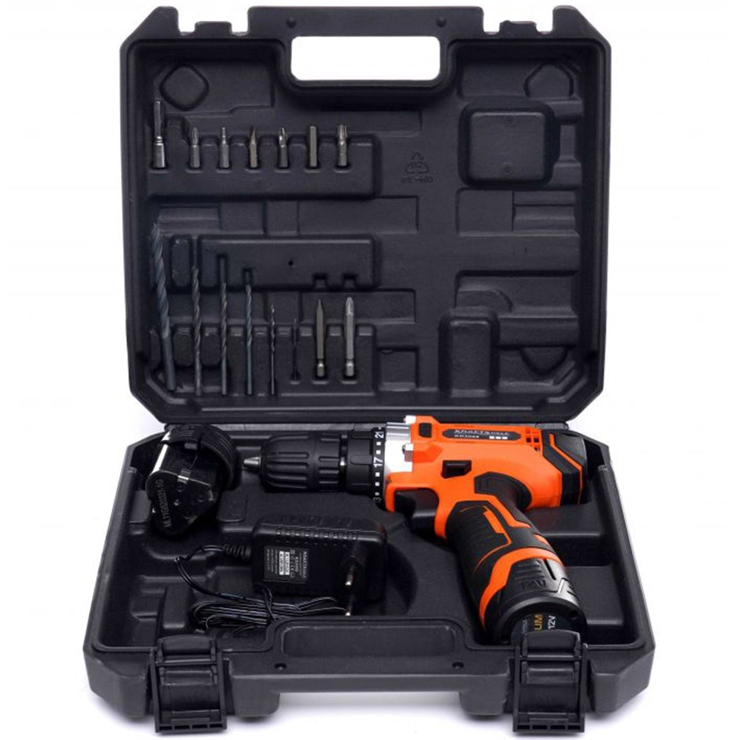 Surubelnita electrica cu 2 acumulatori Kraft&Dele KD3068, 12V, accesorii incluse