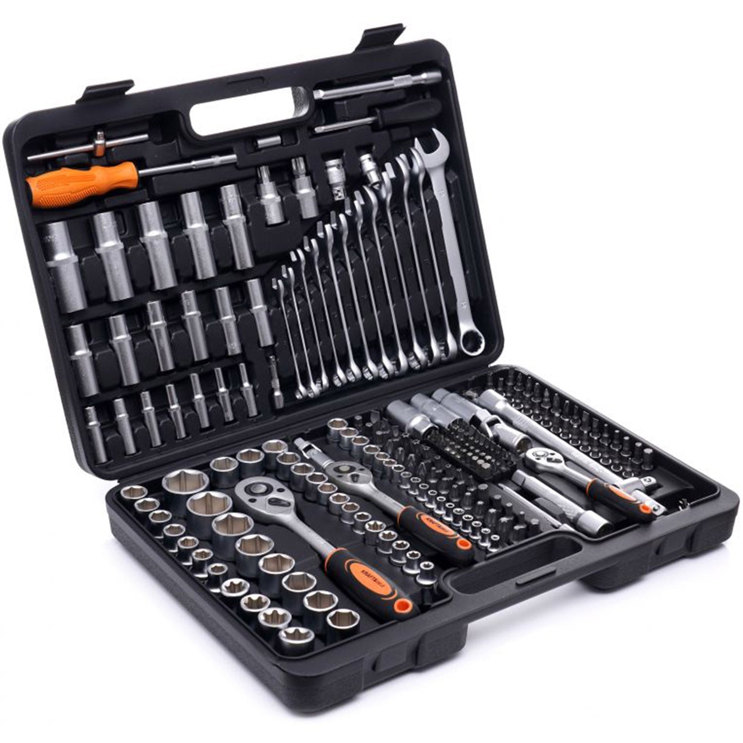 Trusa scule Kraft&Dele KD10470 219 bucati, valiza de transport inclusa