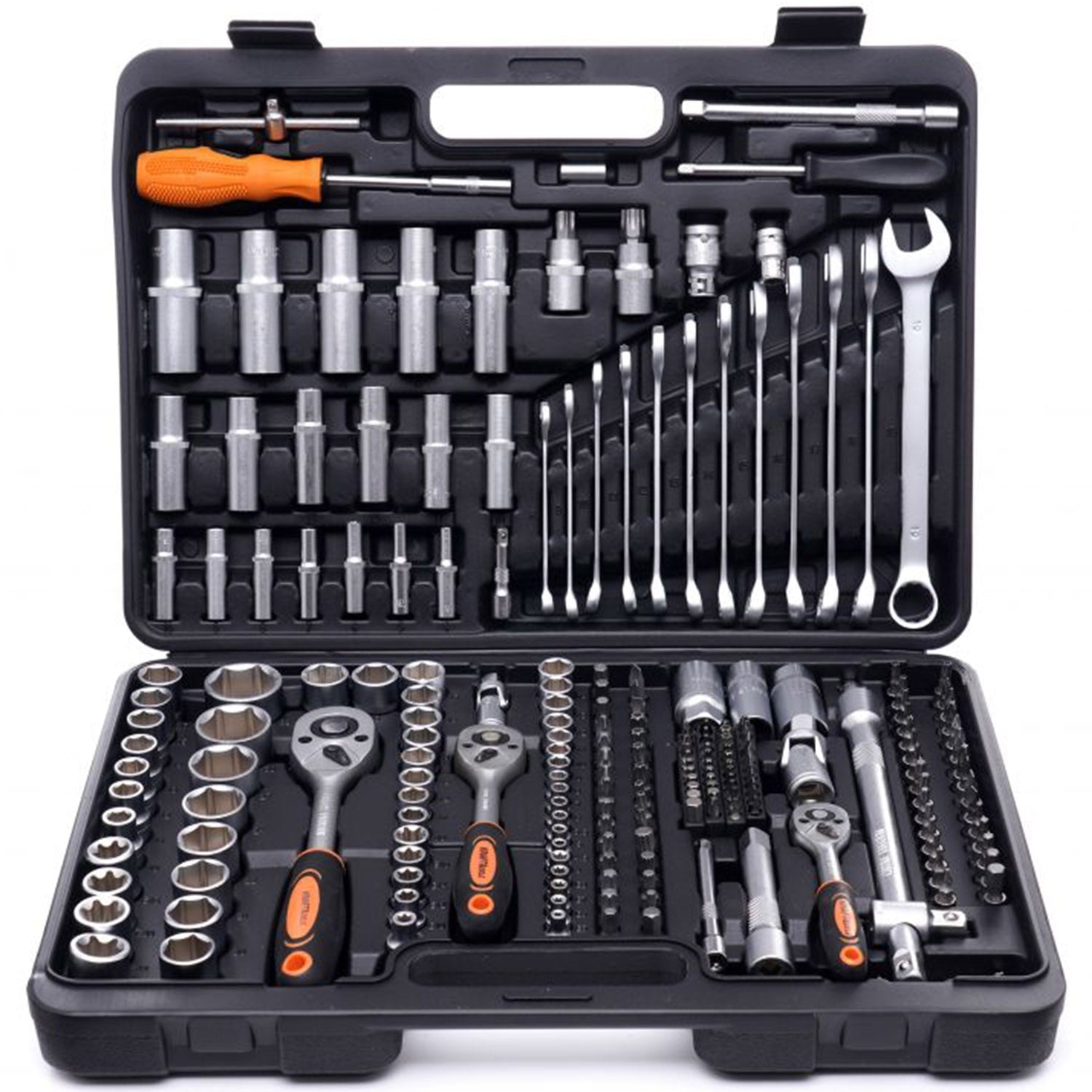 Trusa scule Kraft&Dele KD10470 219 bucati, valiza de transport inclusa