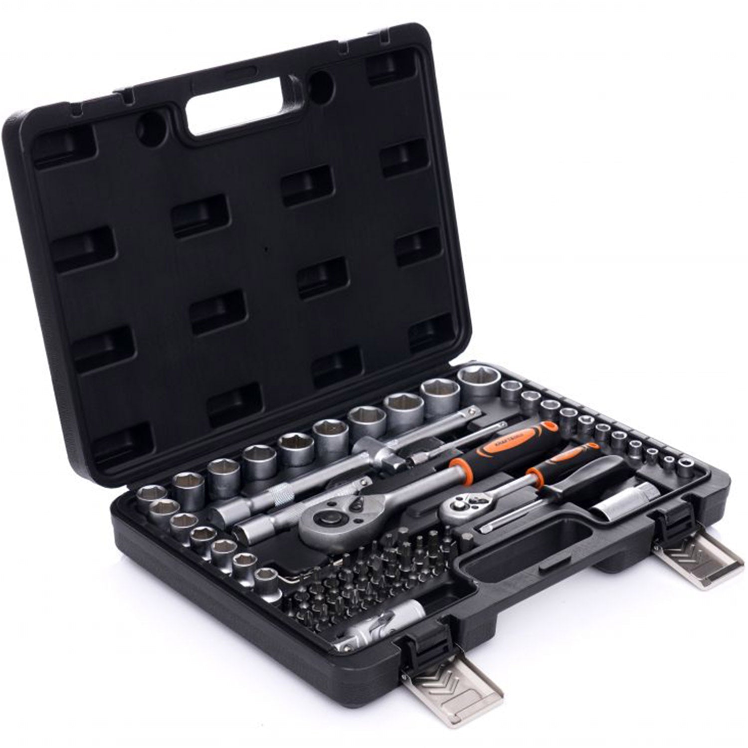 Trusa scule Kraft&Dele KD10833 72 bucati, valiza de transport inclusa