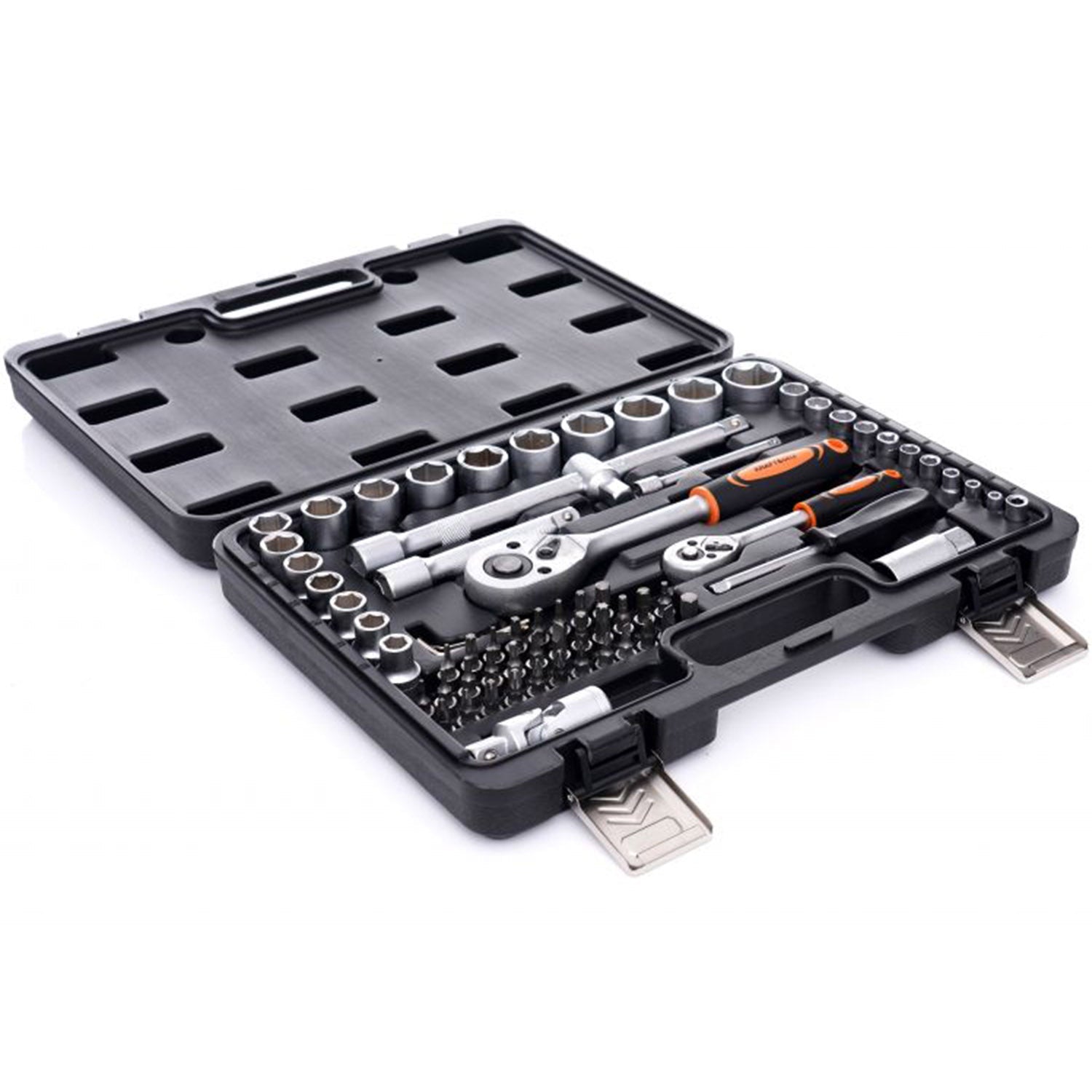 Trusa scule Kraft&Dele KD10833 72 bucati, valiza de transport inclusa