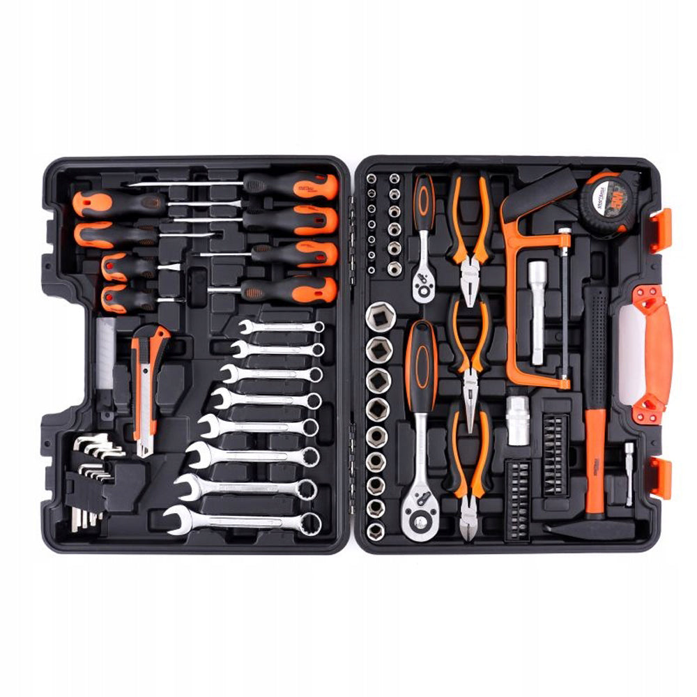 Trusa scule POLSKI K10466, 89 elemente, cutie depozitare inclusa