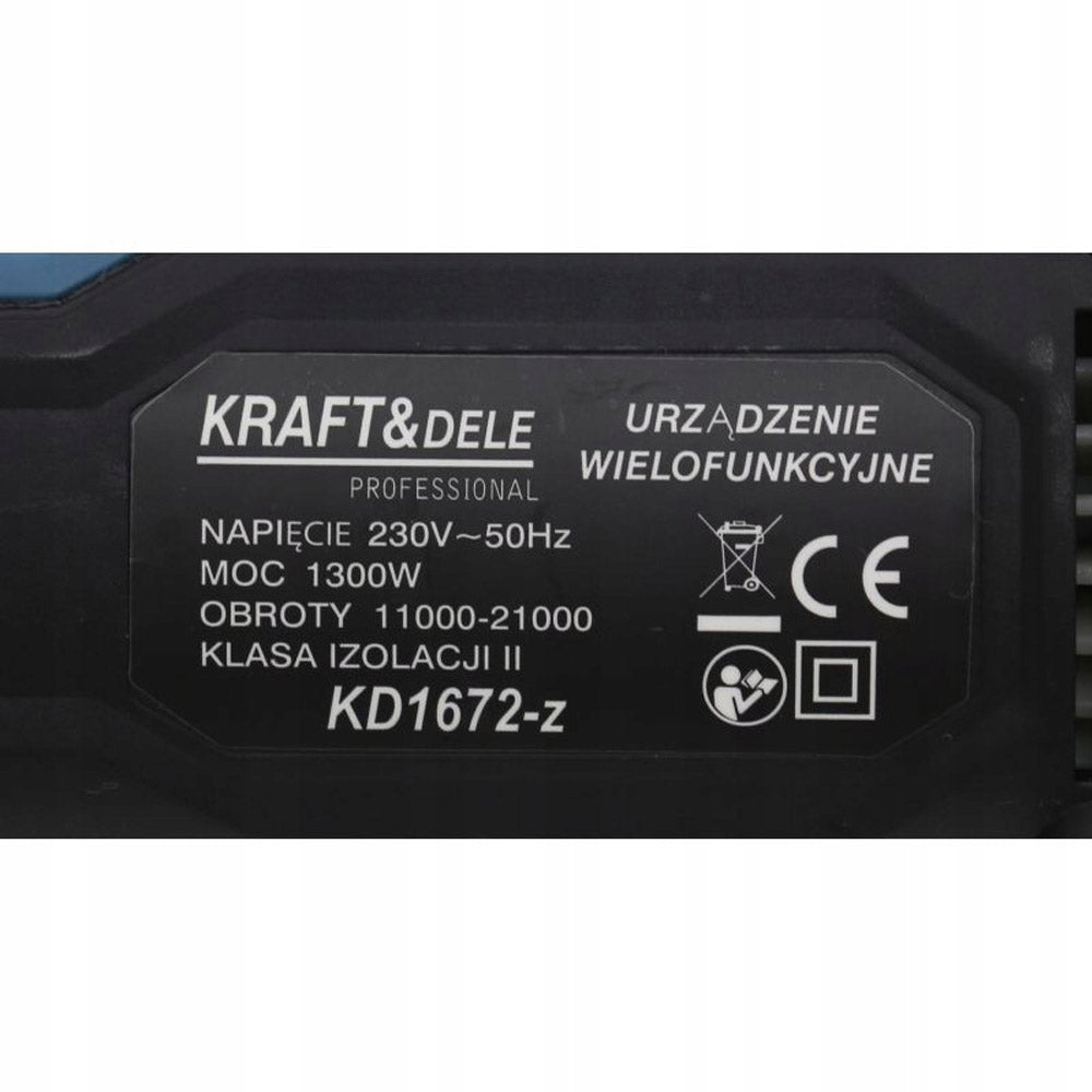 Unealta multifunctionala Li-Ion KRAFTSON % Import Polonia % 1672-Z, 1300W, 21000RPM
