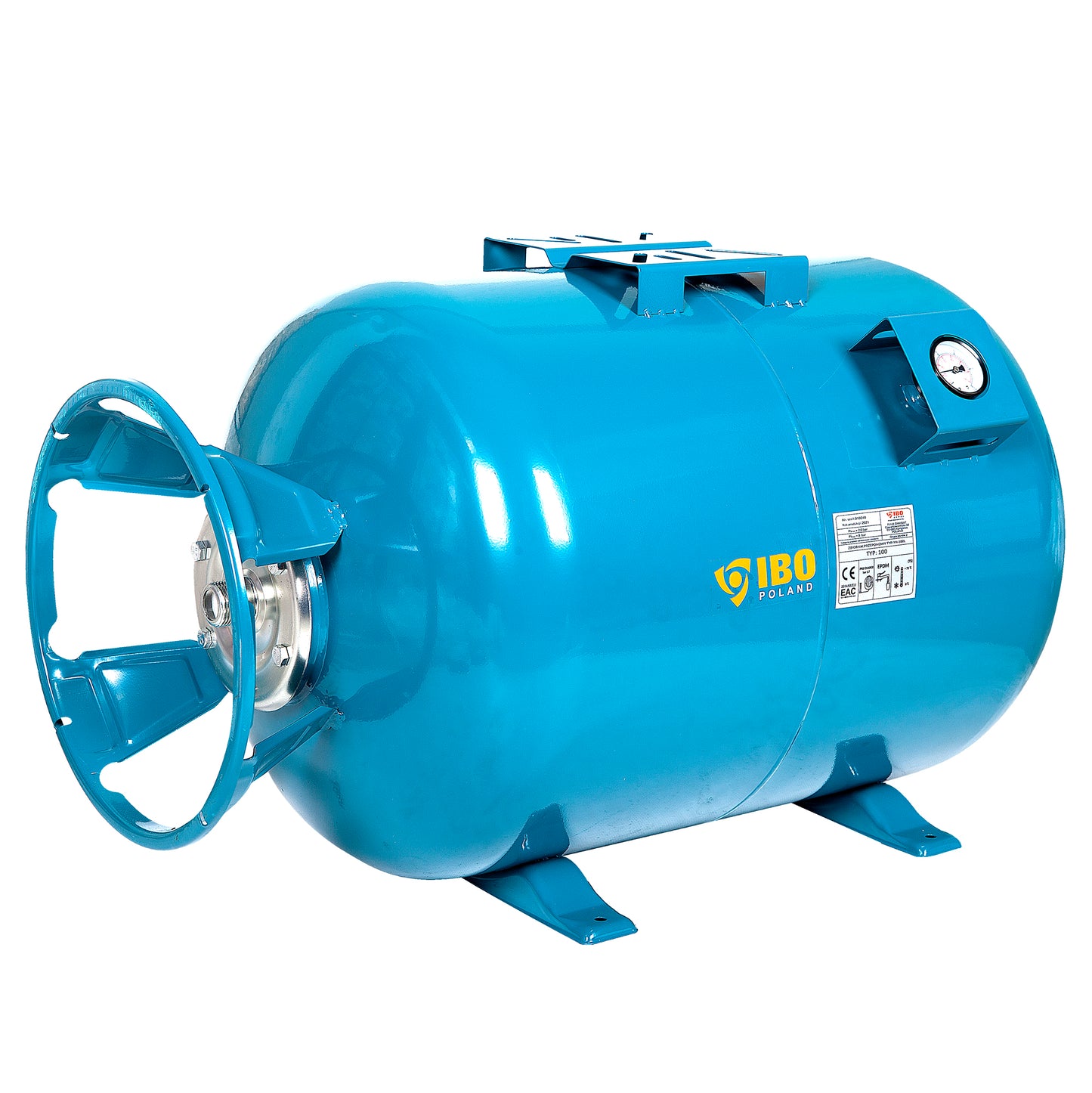 Vas expansiune IBO Dambat 150L, 8 bar, vertical / orizontal cu suport apa rece