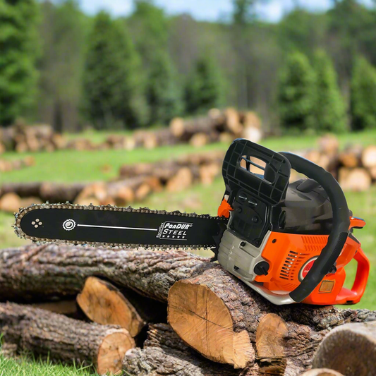 SEZONUL-OFERTELOR la Drujba Benzina MICUL ALPIN Foresters RACING, 4.5CP, 52cc, Steel BLADE cu ADBO, accesorii