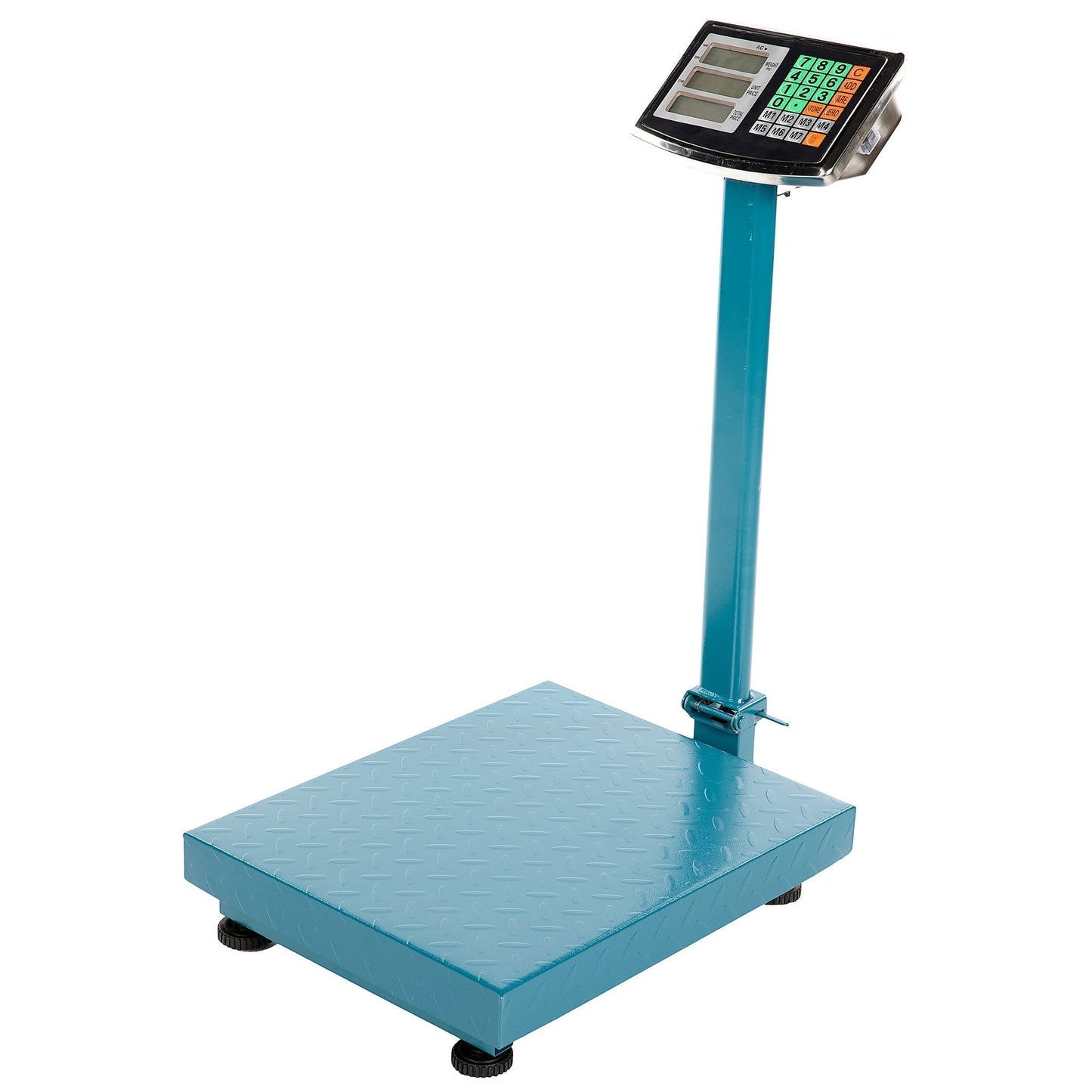Cantar electronic comercial, 300KG, cu brat rabatabil si afisaj dublu, NOB