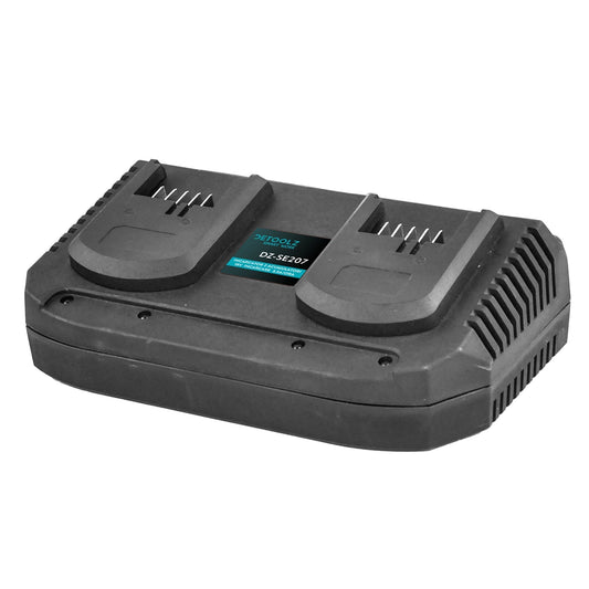 Incarcator dublu pentru acumulatori 207, 18V, timp maxim de incarcare 37-113min
