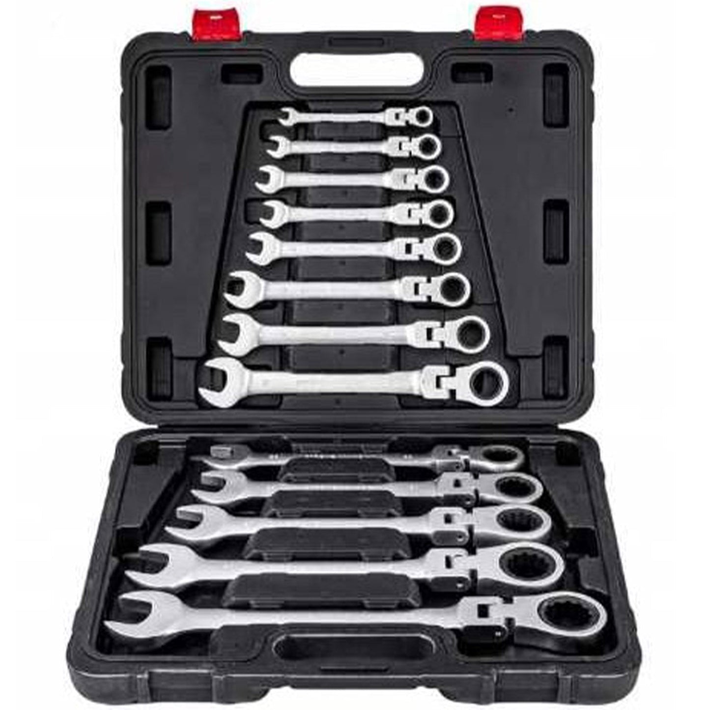 Set chei combinate cu clicket, include 12 elemente, 8-19MM, POLSKI K11304, Poza1