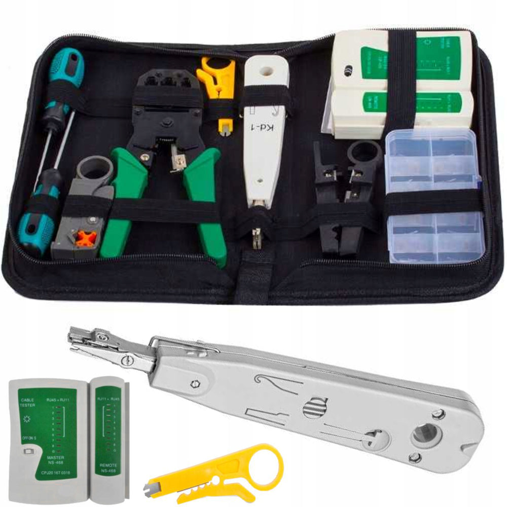 Set instrumente retelistica-telecomunicatii, include 9 elemente, POLSKI K10881, Poza3