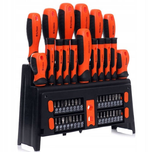 Set surubelnite si biti cu 50 elemente, POLSKI K10950, Poza2