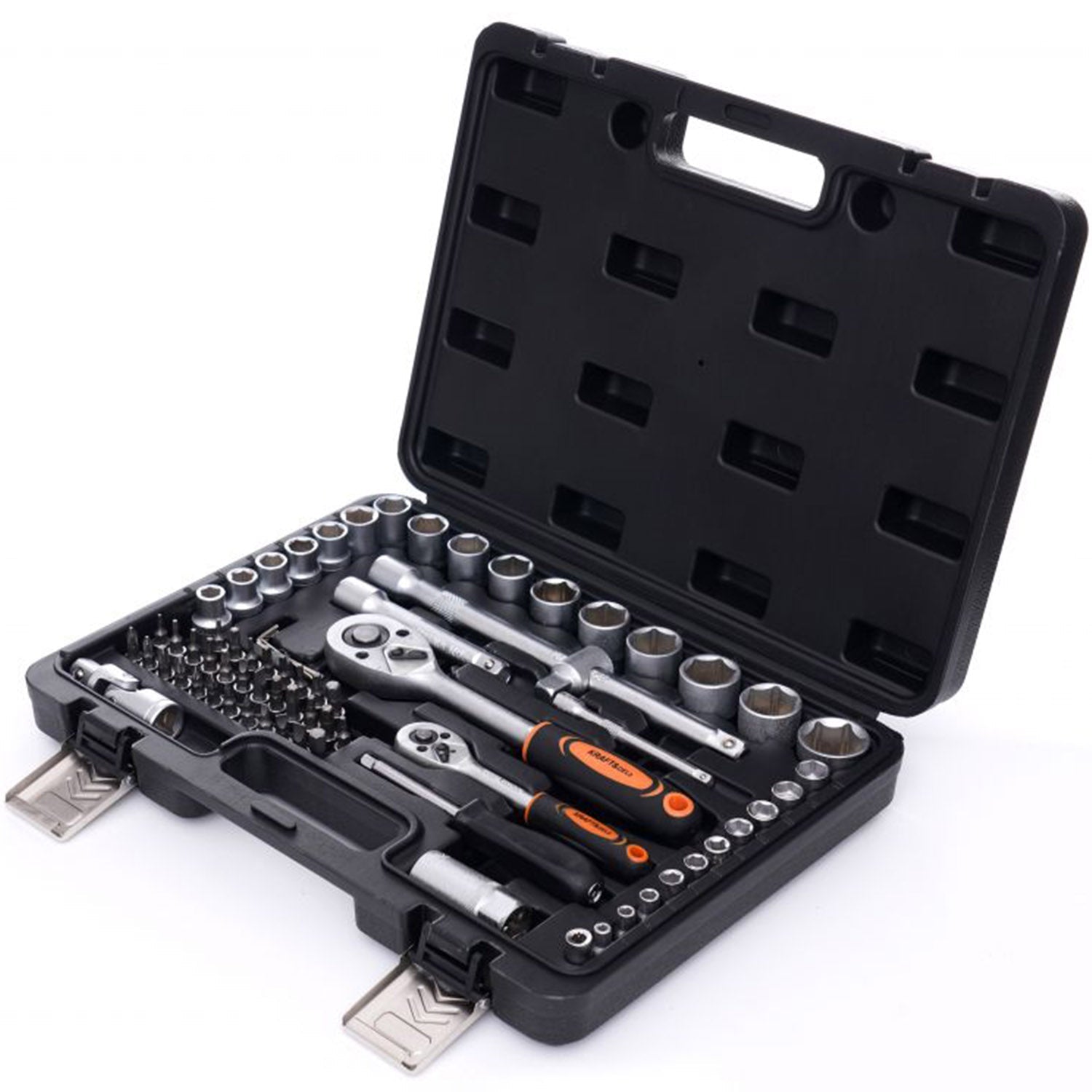 Trusa chei & biti & scule, 72 elemente, valiza transport inclusa, POLSKI K10833, Poza3