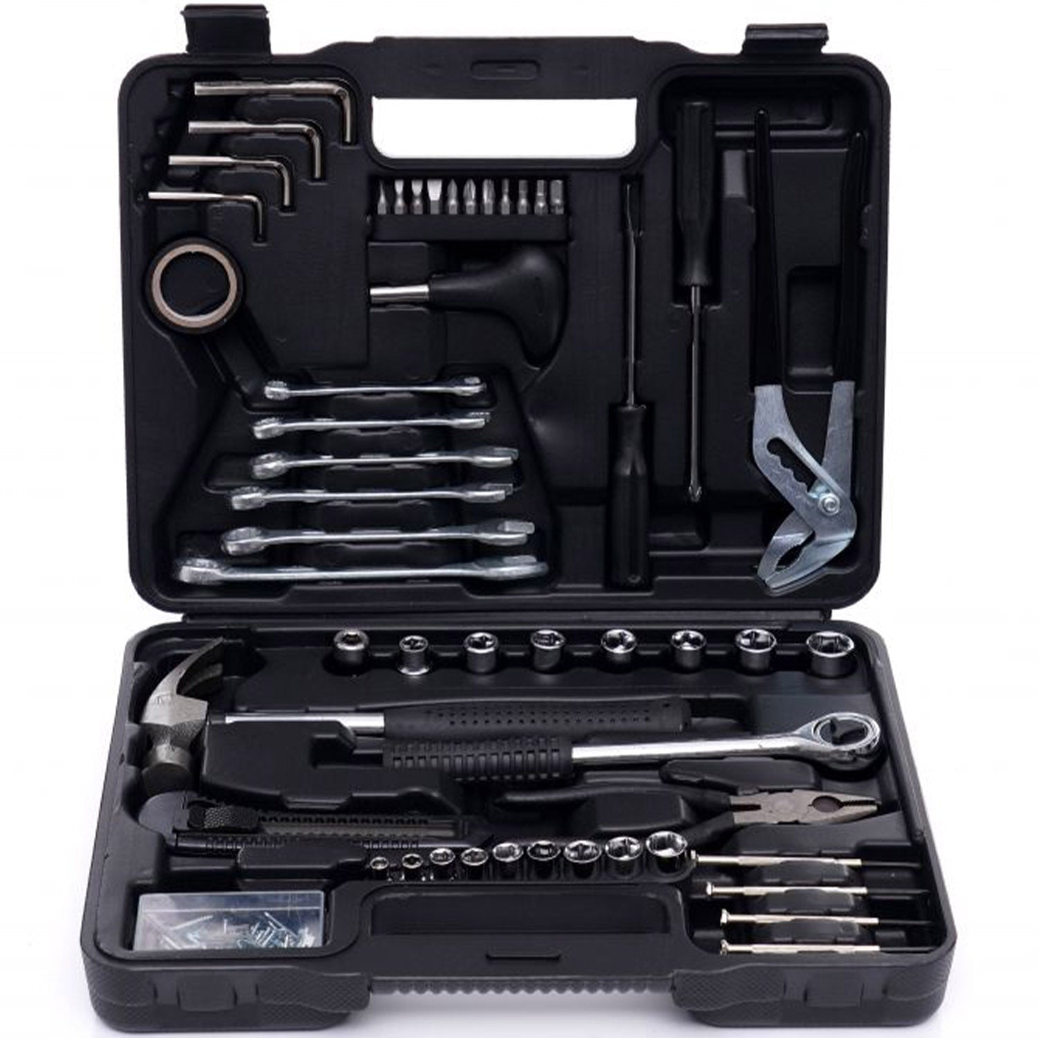 Trusa chei si scule cu 141 elemente, valiza de transport inclusa, POLSKI K10467, Poza1