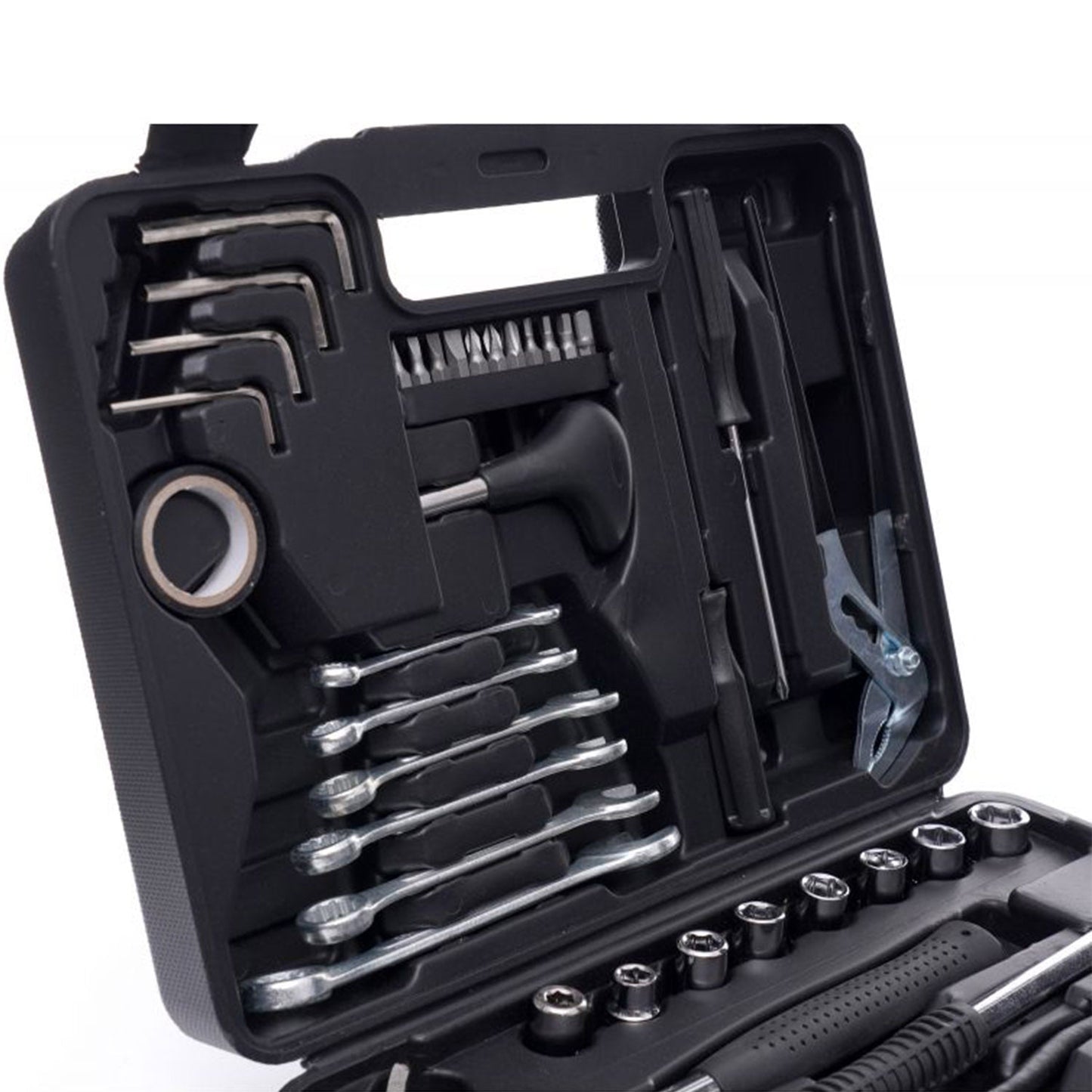 Trusa chei si scule cu 141 elemente, valiza de transport inclusa, POLSKI K10467, Poza3