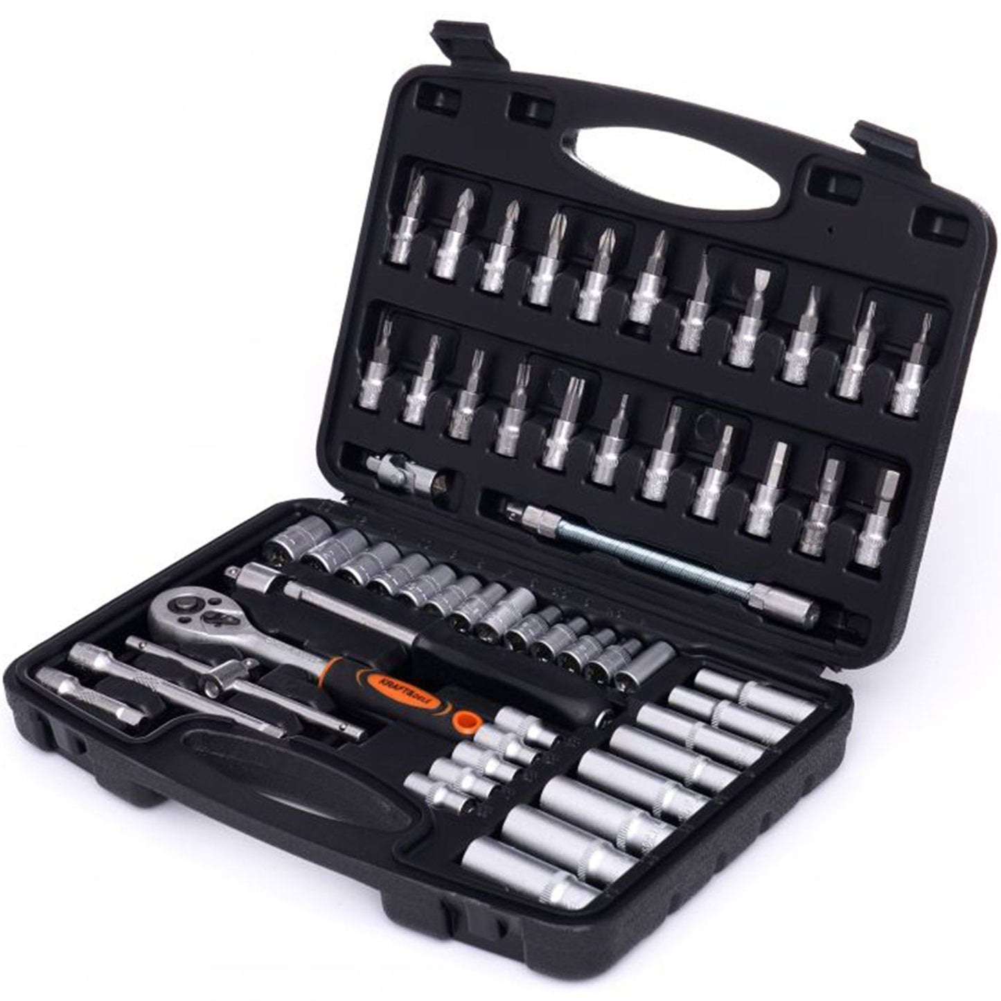 Trusa chei si scule cu 56 elemente, valiza de transport inclusa, POLSKI K10834, Poza5