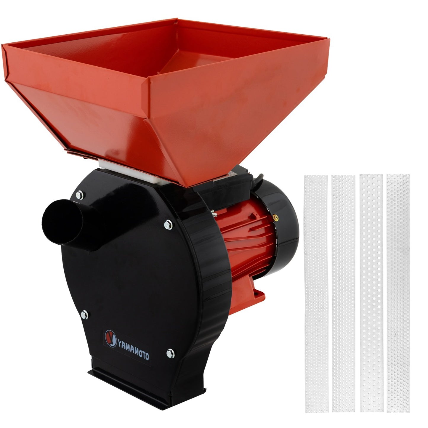 Moara cereale+stiuleti (2 in 1) Yamamoto, 3.9KW, cu ciocanele pentru uruiala si malai, motor electric monofazic, YM3900 (PRODUS RESIGILAT)