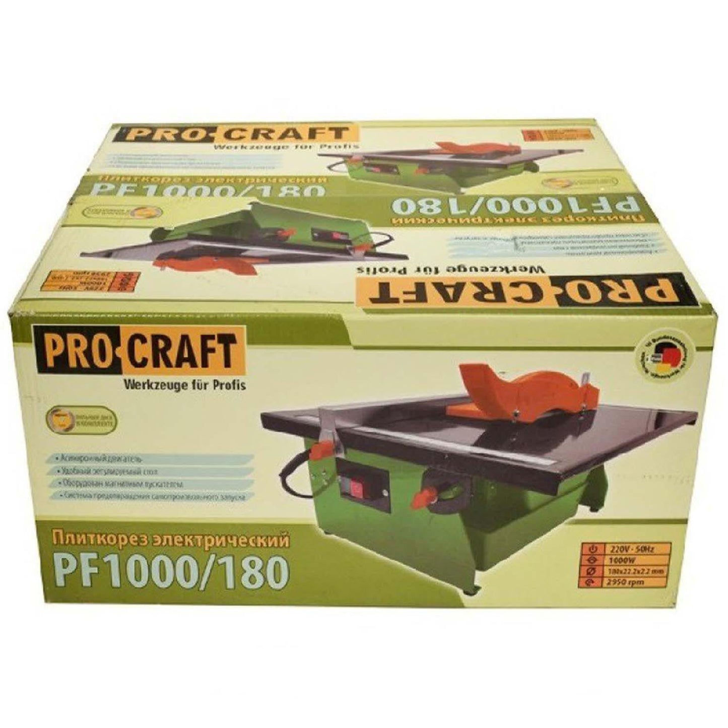 Masina de taiat gresie electrica Procraft PF1000/180, 1000W
