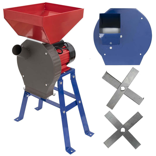 Set Moara cereale, stiuleti si lucerna (3 in 1), Pandora, 3.5KW, 250Kg/Ora, + suport metal