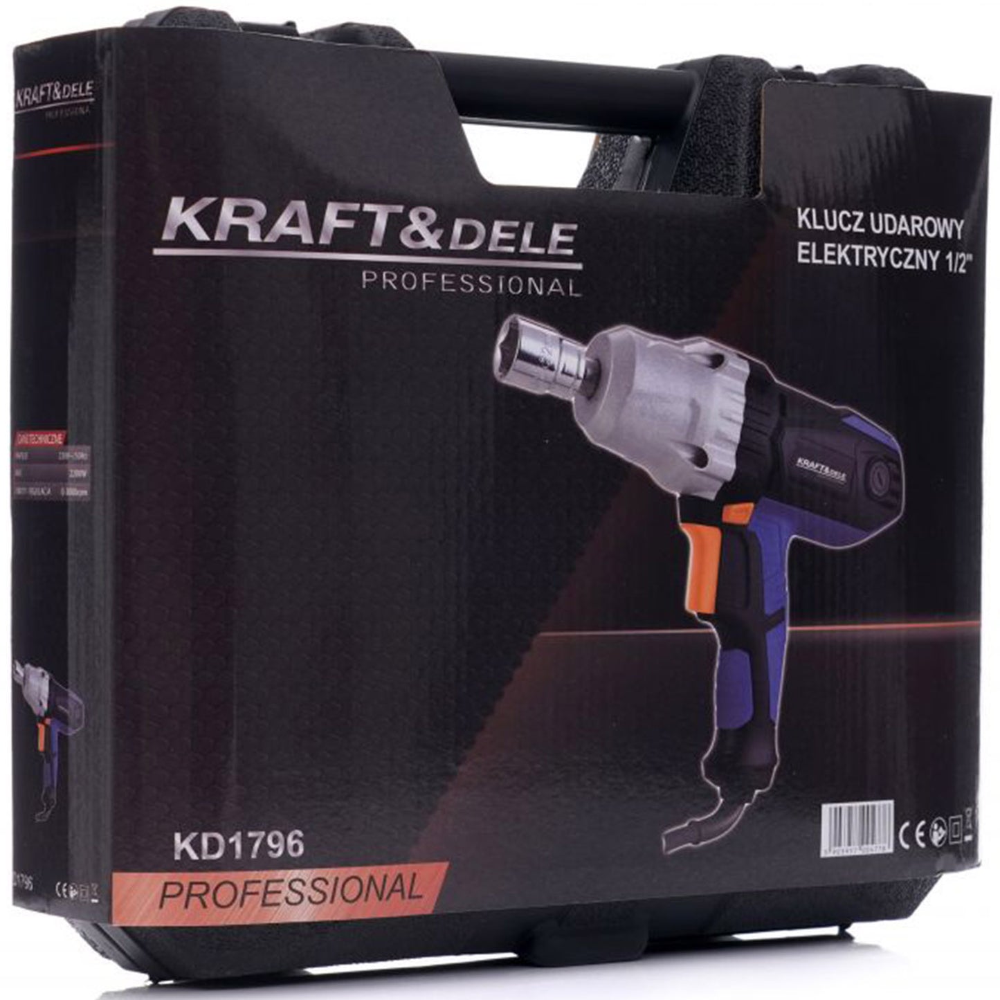 Surubelnita electrica cu impact Kraft&Dele KD1796, 2200W, 3000 RPM