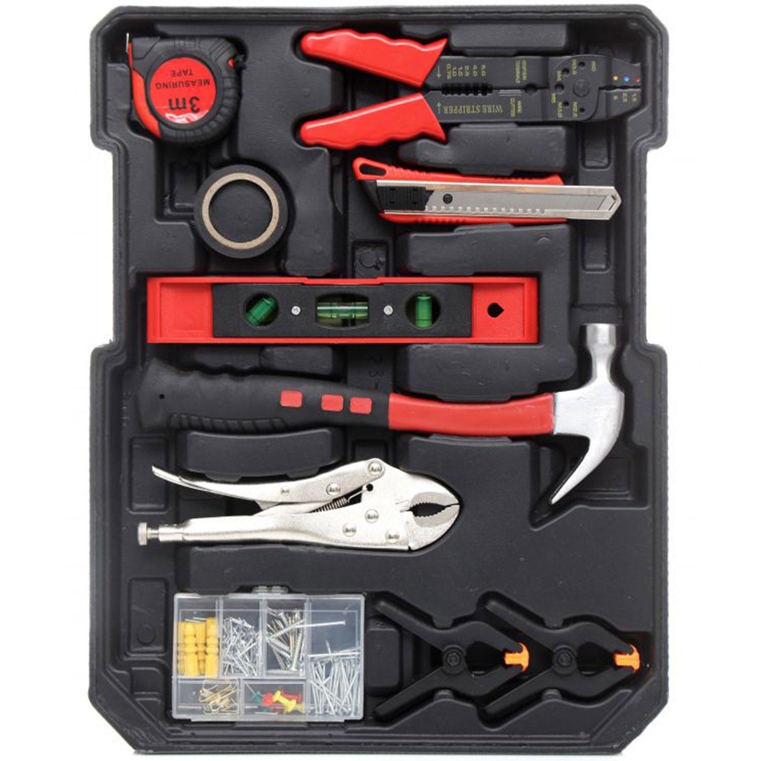 Trusa scule Kraft&Dele KD314 188 bucati, valiza de transport inclusa