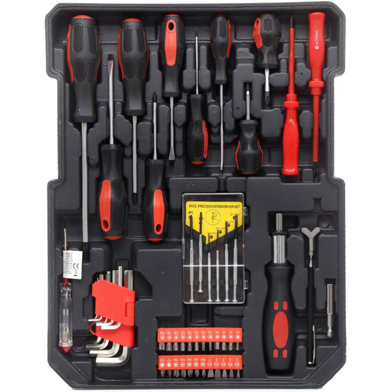 Trusa scule Kraft&Dele KD314 188 bucati, valiza de transport inclusa