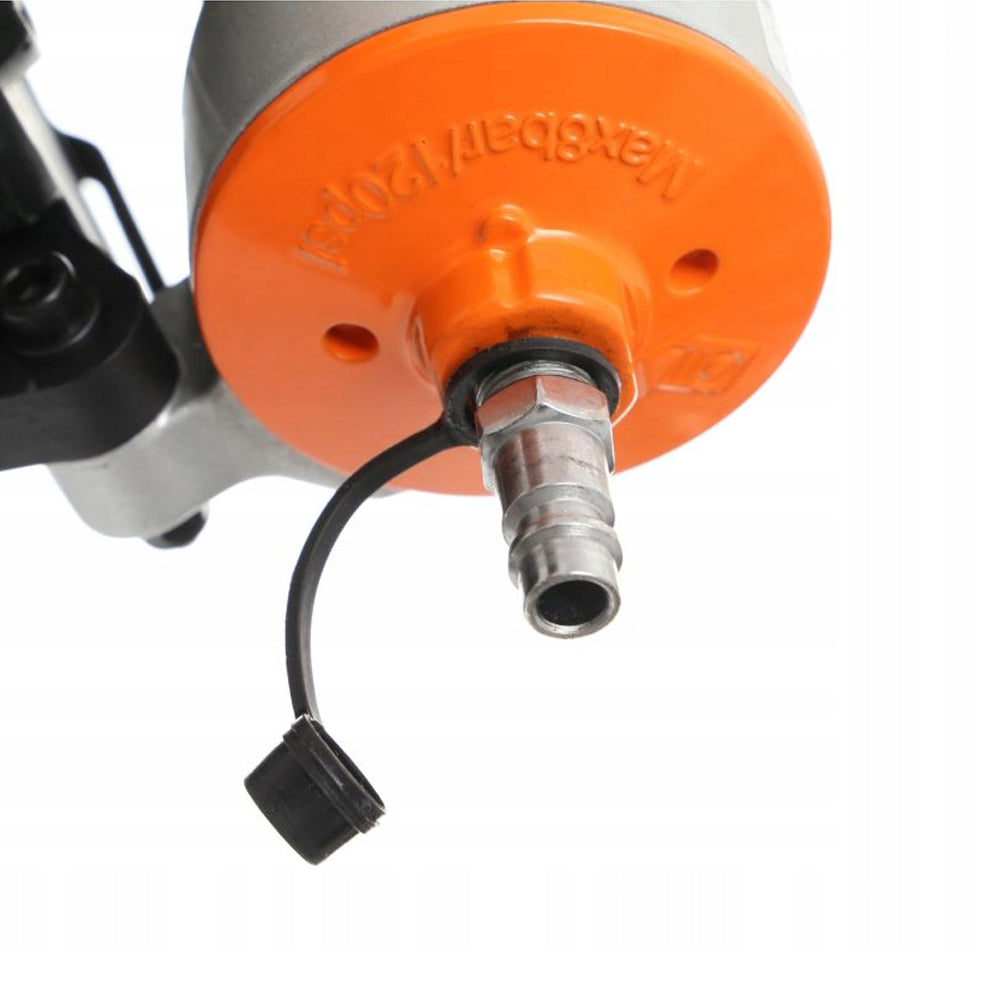 Pistol cuie pneumatic Kraft&Dele KD1431, diametru 2.5-3.3mm, cu tambur / rola