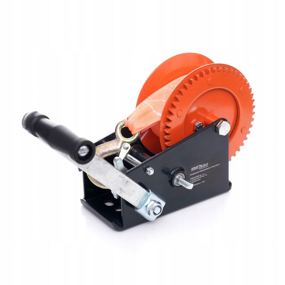 Troliu manual cu manivela Kraft&Dele KD1314, 2500lbs (1134kg)