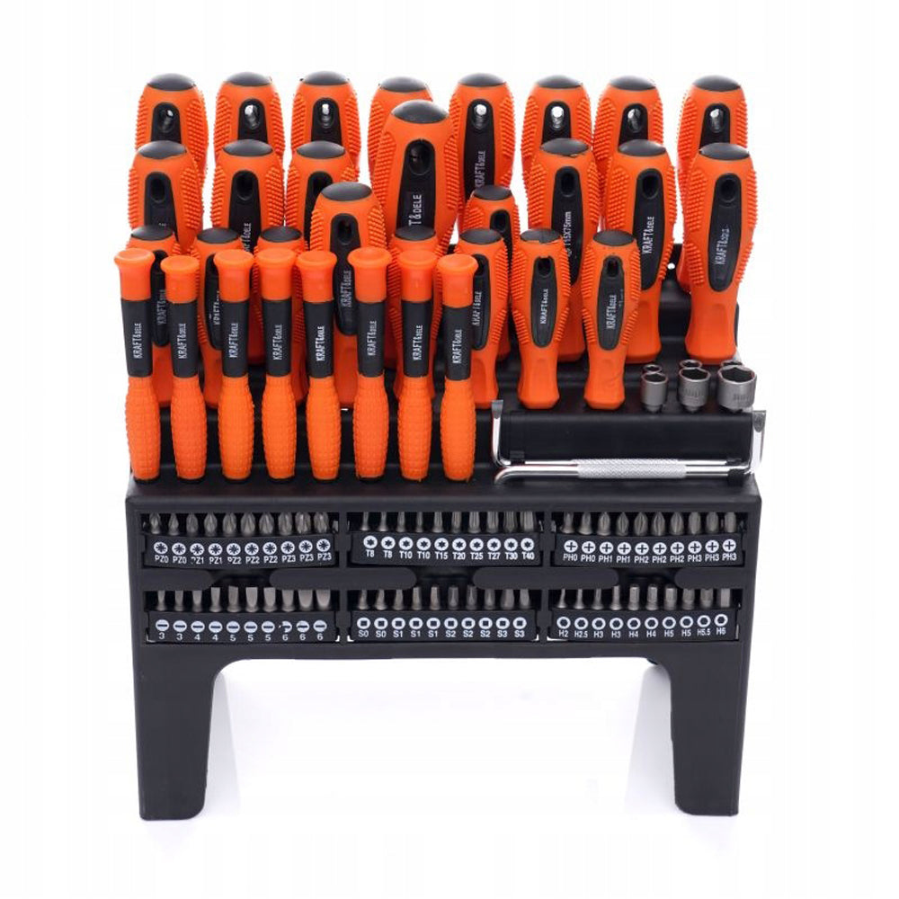 Set surubelnite si biti Kraft&Dele KD10957, 100buc