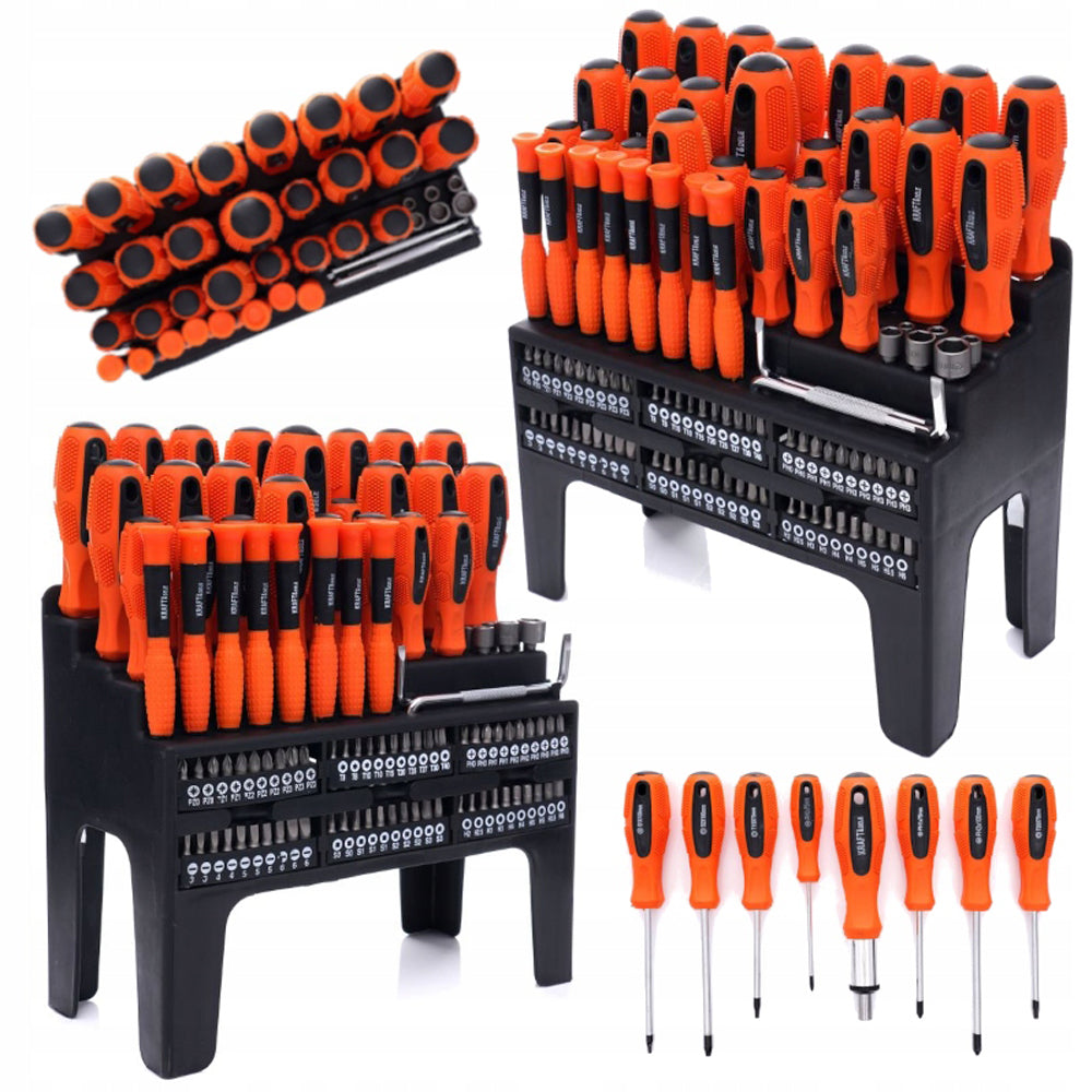 Set surubelnite si biti Kraft&Dele KD10957, 100buc