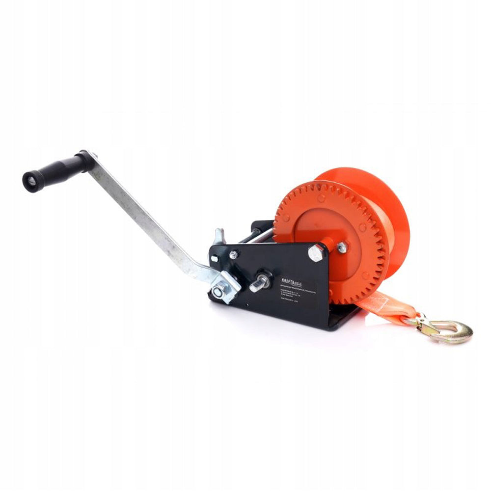 Troliu manual cu manivela Kraft&Dele KD1314, 2500lbs (1134kg)