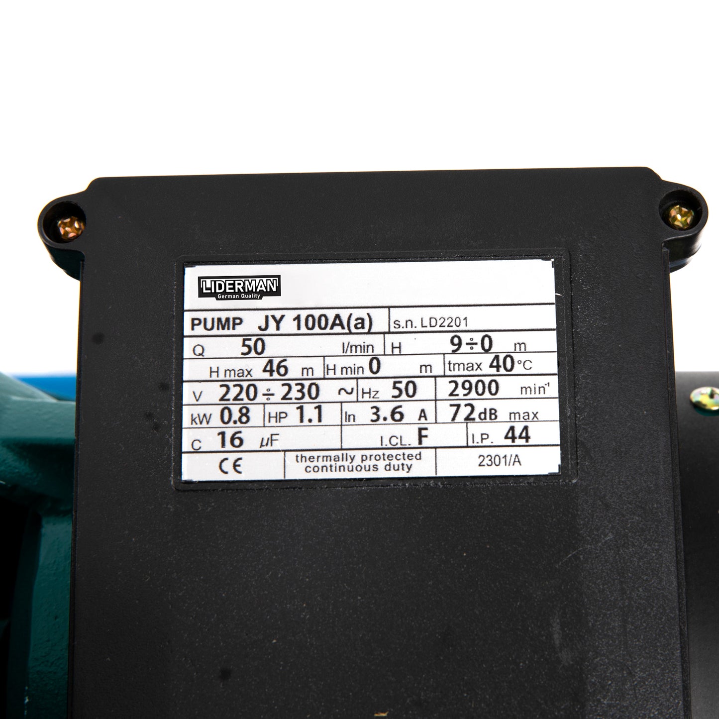Hidrofor apa Liderman- Apc-JY100A(a), vas expansiune 24L, 0.8 Kw, 50 l/min, H refulare 46m