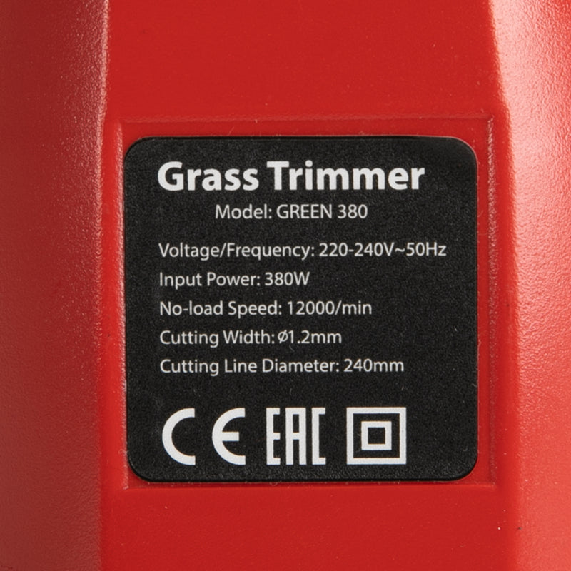 Trimmer electric Einbach GREEN 380, 380W, 12000RPM, 240mm latime de taiere