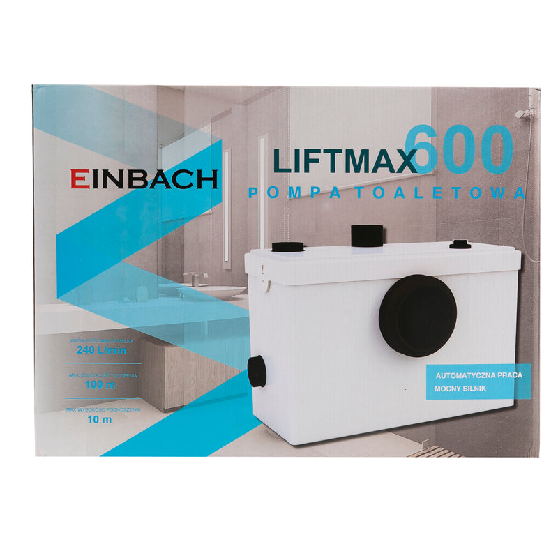 Pompa cu tocator WC Einbach Liftmax 600, 600W, 240 l/min