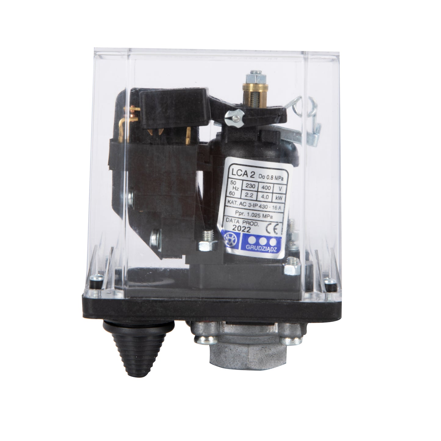 Presostat trifazat IBO Dambat LCA 2, 16A, 230/400V, pentru hidrofor