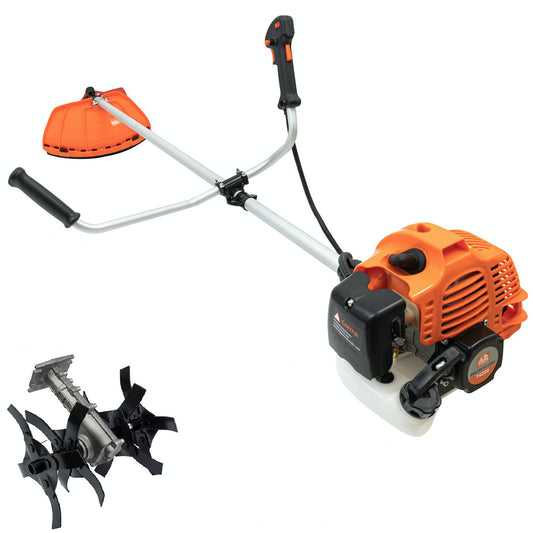 Set Motocoasa Alpin Profi 4200, 5.6CP, 9000Rpm + Cultivator + 4 sisteme taiere