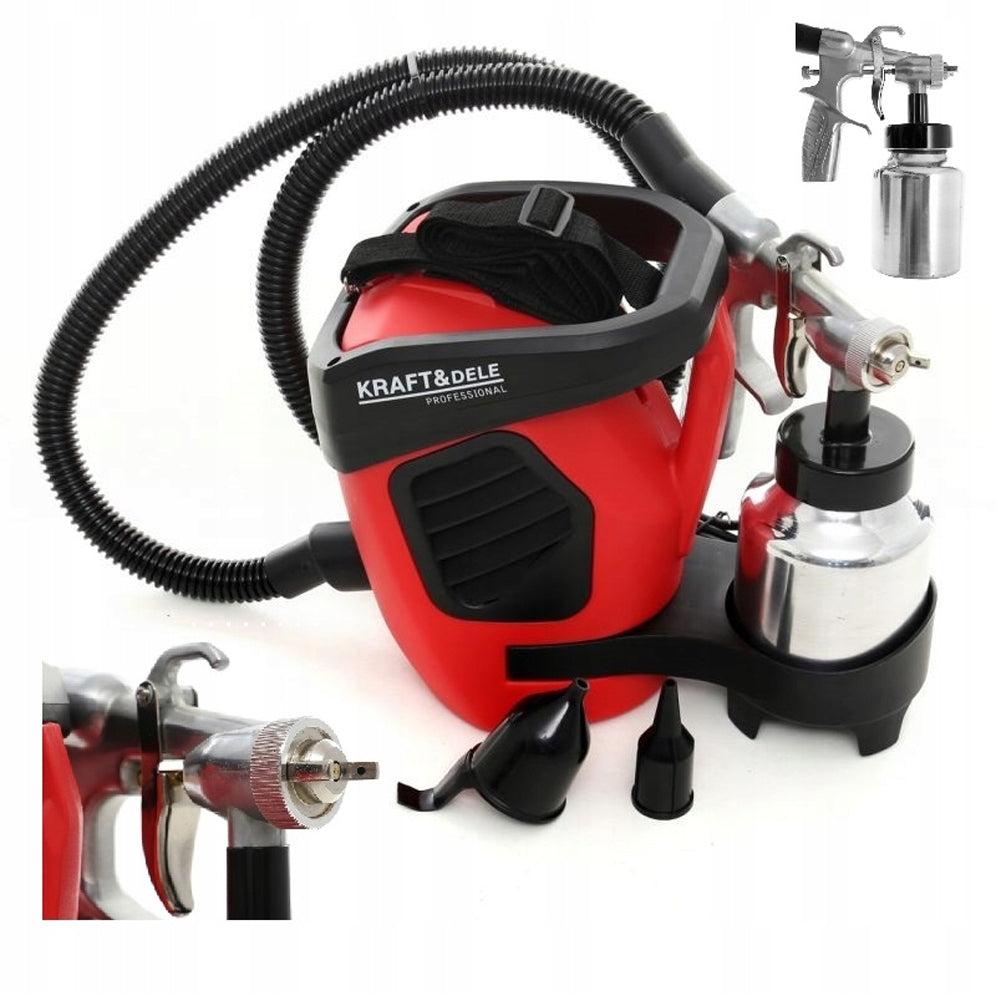 Pistol de vopsit Kraft&Dele KD1652, electric 600W, Փ 1.8 mm, 1000ml