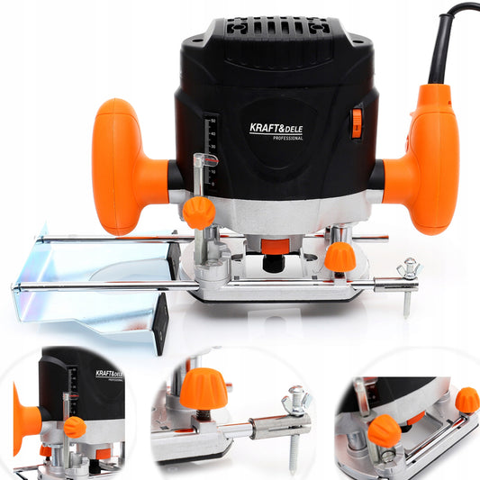 Freza prelucrare lemn Kraft&Dele KD1683, 1900W, 30000RPM