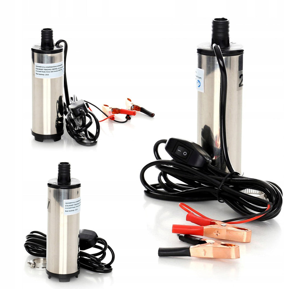Pompa transfer lichide Kraft&Dele KD1171, 24V cu autoamorsare, pentru motorina sau ulei