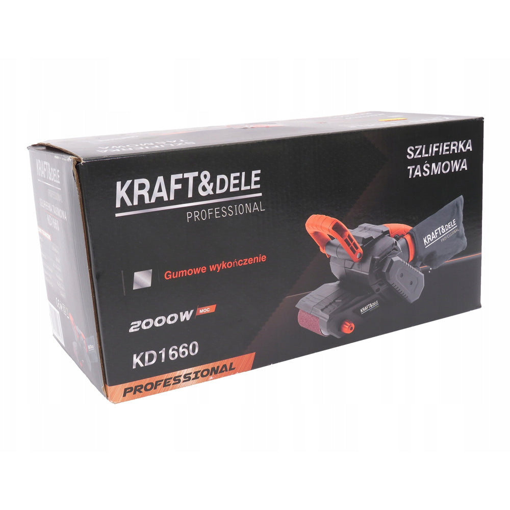 Slefuitor curea Kraft&Dele KD1660, 2000W, 380RPM, 76 x 533mm