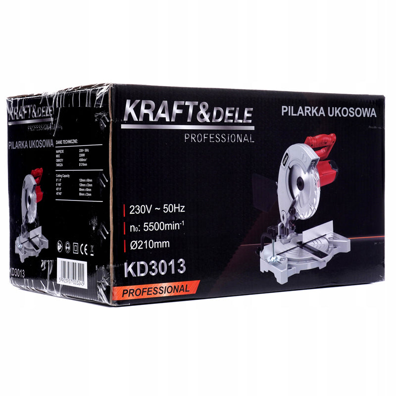 Fierastrau circular Debitat Metal Kraft&Dele KD3013, 2200W, 5500RPM, 210mm