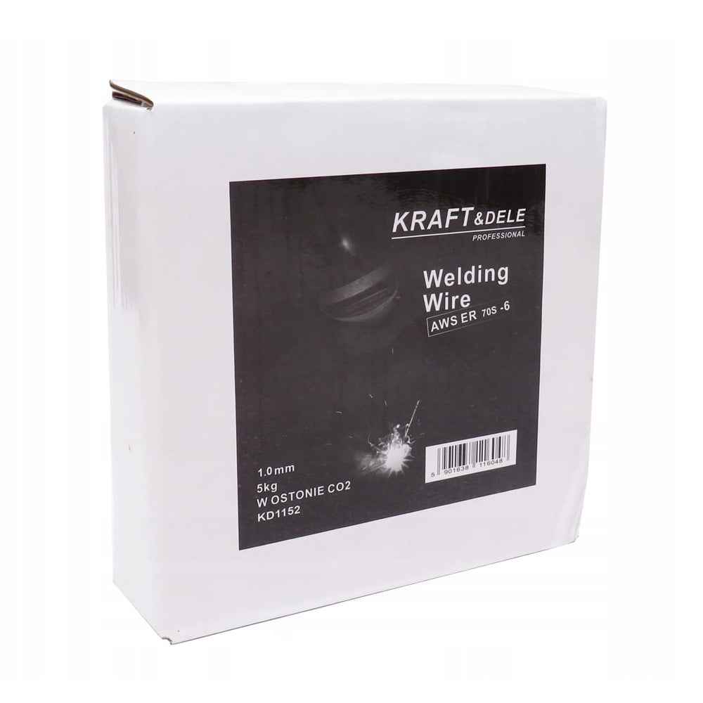 Sarma sudura placata cu cupru Kraft&Dele KD1152, 1mm, 5kg
