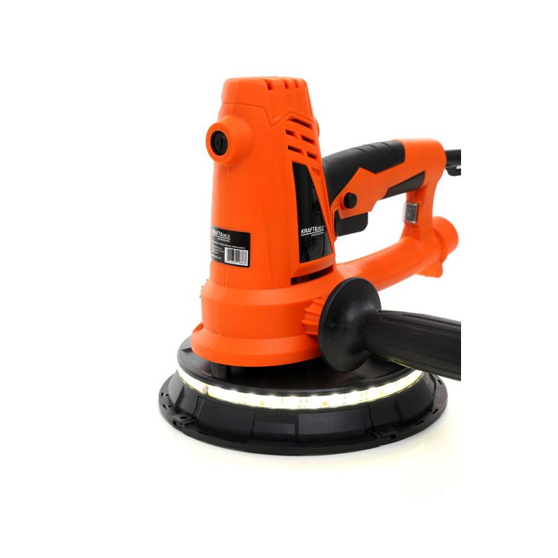 Slefuitor pereti cu aspirator si LED Kraft&Dele KD1540, 1400W, 180 mm, turatie reglabila