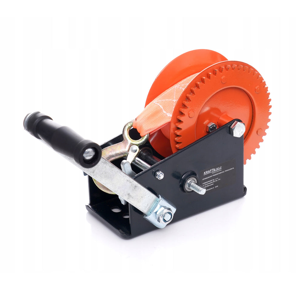 Troliu manual cu manivela Kraft&Dele KD1314, 2500lbs (1134kg)