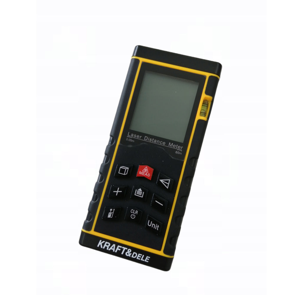 Telemetru cu laser Kraft&Dele KD10406, 60m + husa protectie